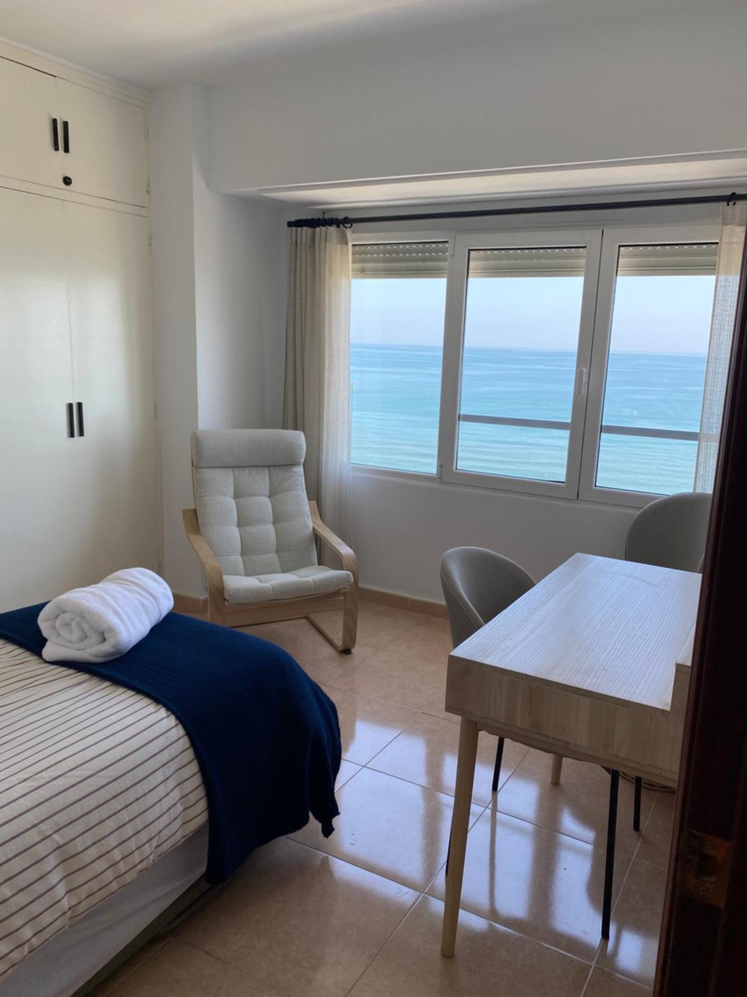 Apartamento Con Terraza Vista Al Mar Malagueta Málaga Buitenkant foto