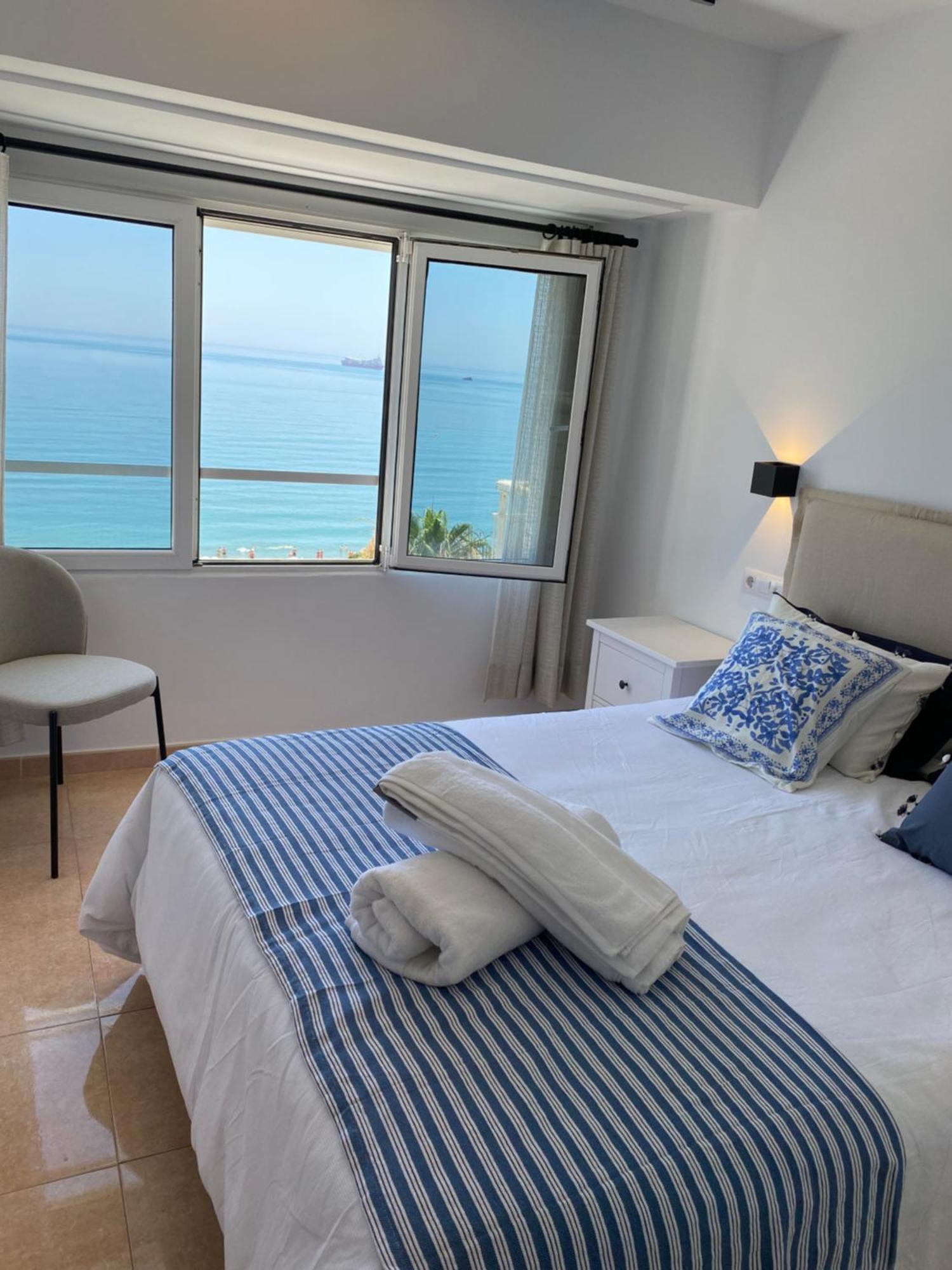 Apartamento Con Terraza Vista Al Mar Malagueta Málaga Buitenkant foto